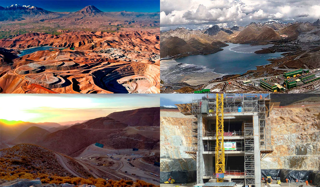 Regiones Mineras con mayor cantidad de trabajo directo